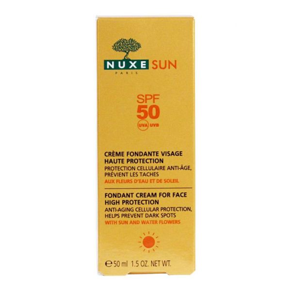 Nuxe Sun Emulsion Visage Spf50 Tb50Ml
