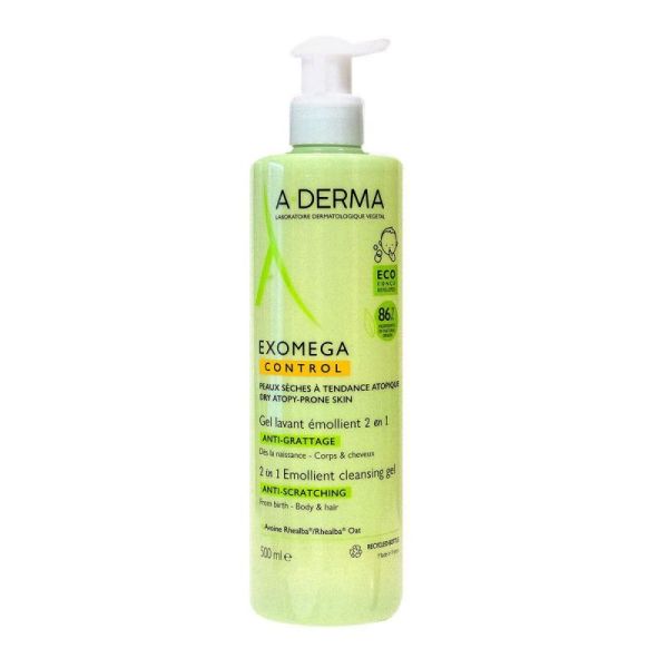 Aderma Exomega Gel 2en1 Bb Fl-pp500ml