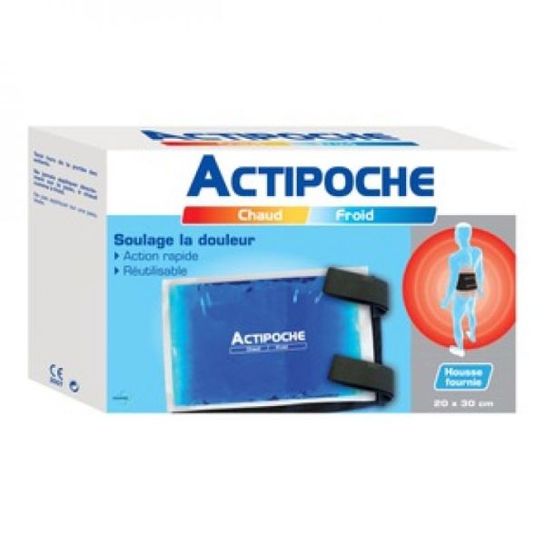 Actipoche coussin thermique chaud/froid 20x30cm