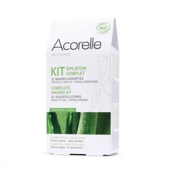 Acorelle Bandes Kit Epil Bd+soin Bt32