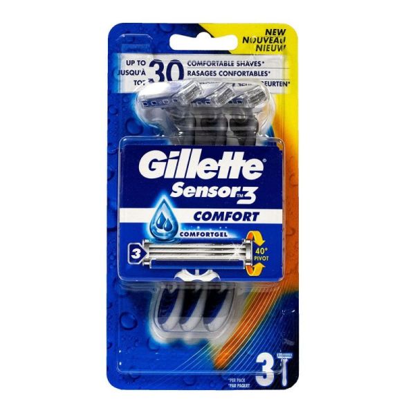 Gillette Rasoir Sensor 3 X3 Rasoirs